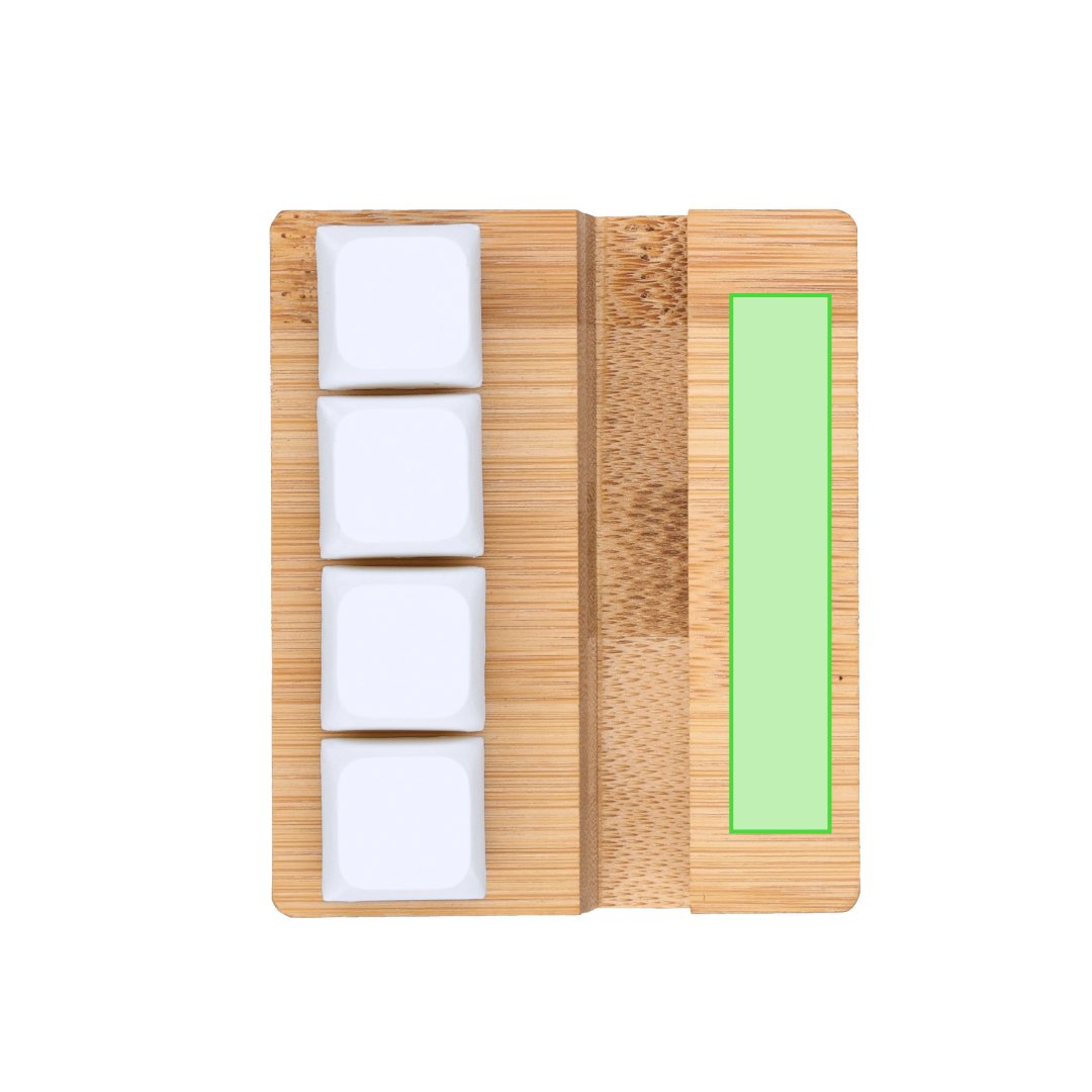 Vorderseite: 60 x 11 mm