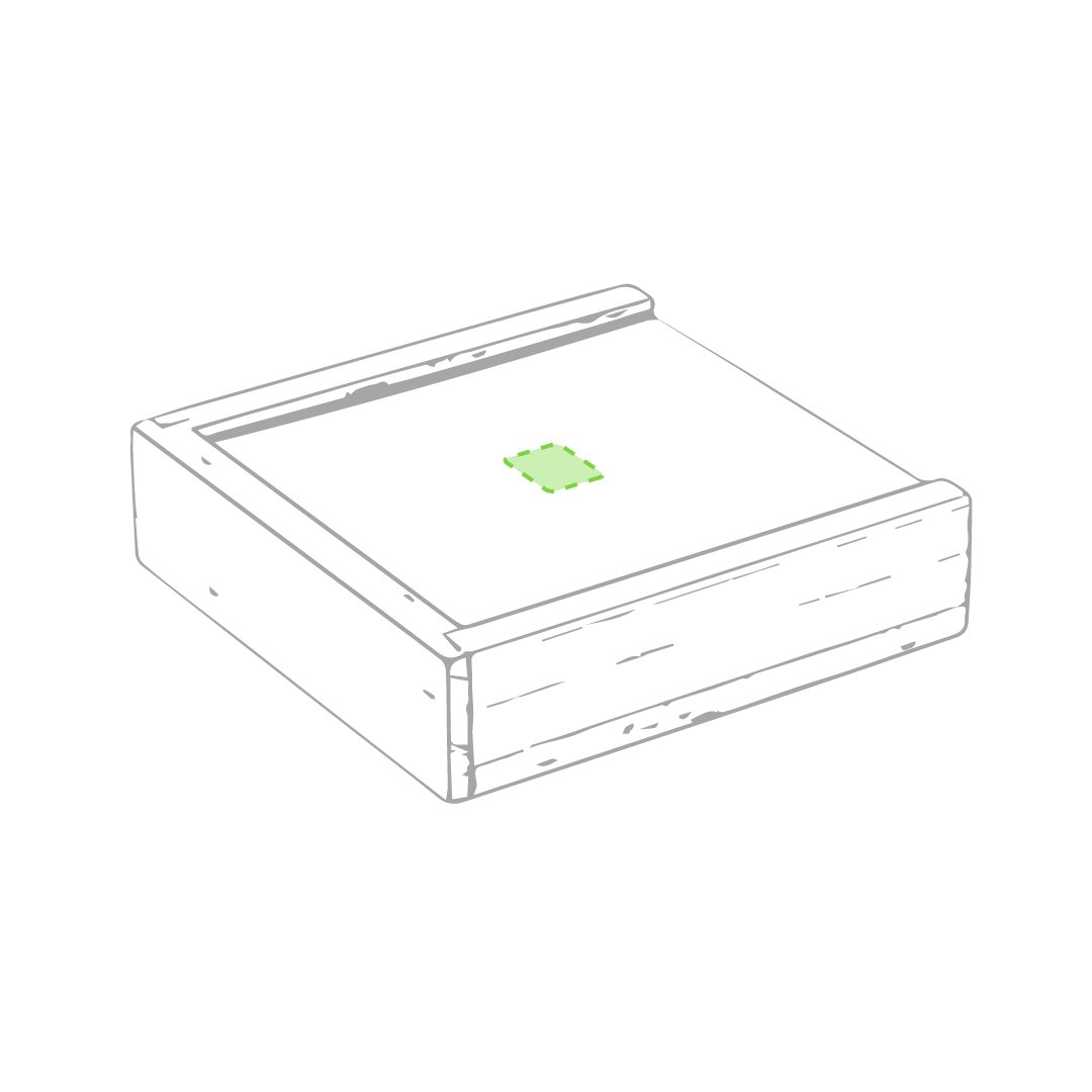 Fronte: 20 x 20 mm