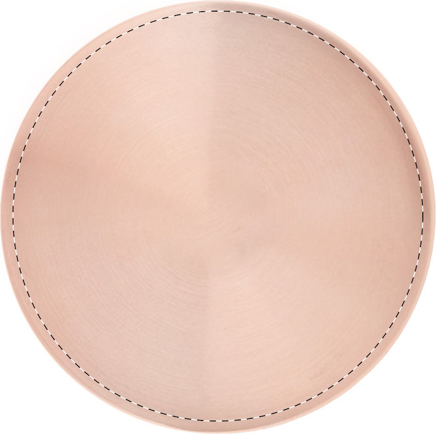 Vorderseite: Ø 25 mm