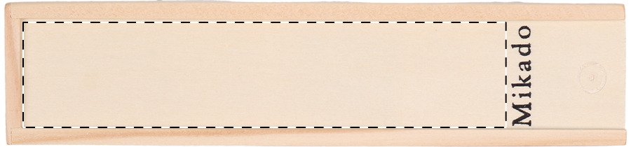 Vorderseite: 100 x 15 mm