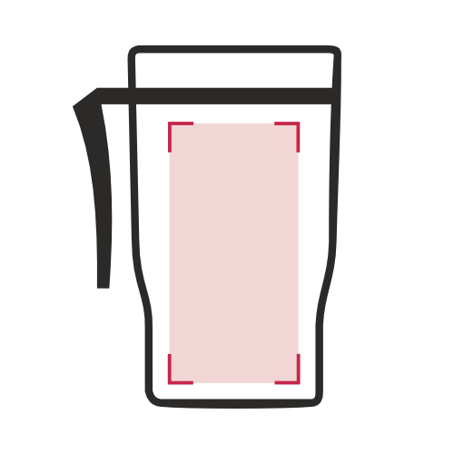 Vorderseite: 40 x 70 mm