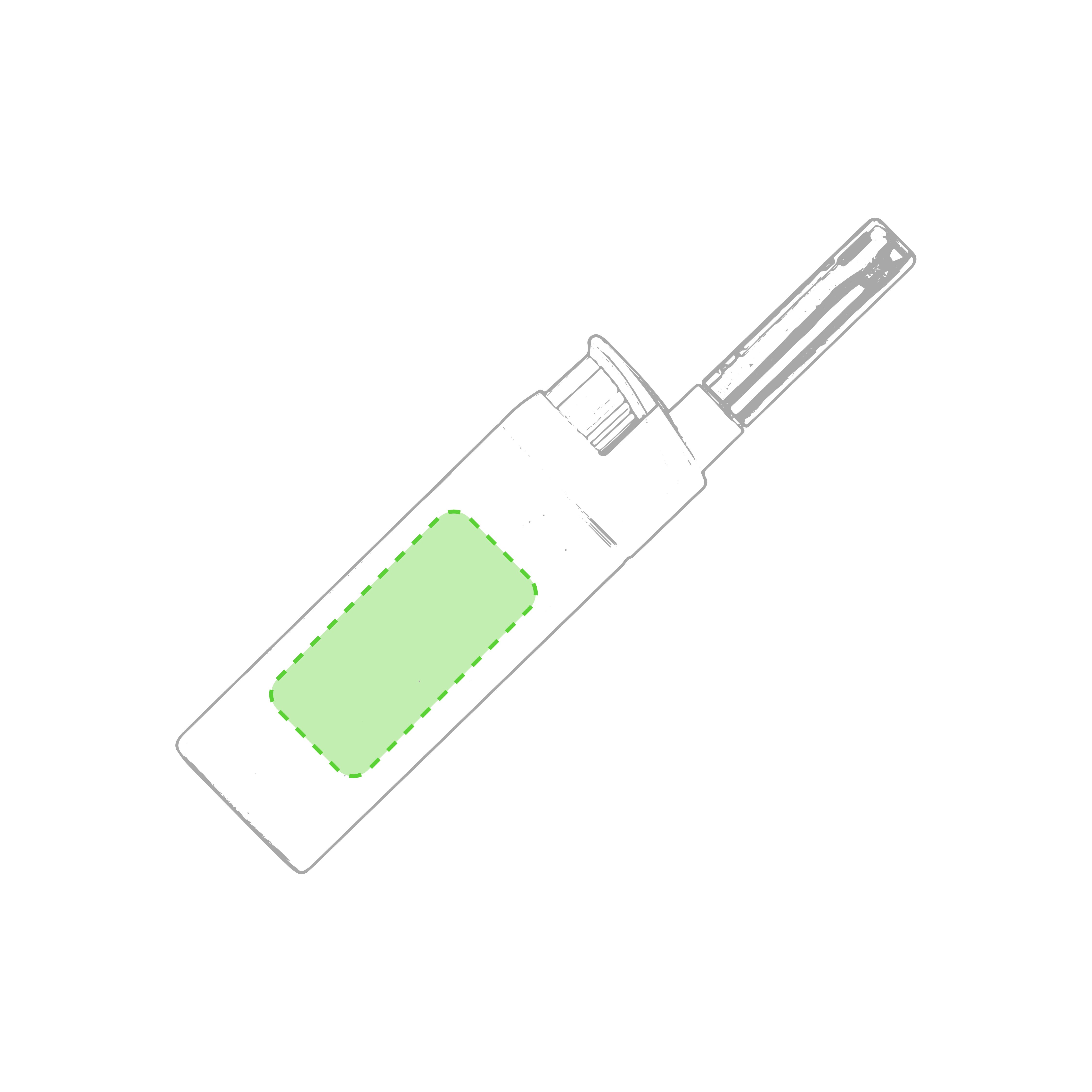 Rückseite: 30 x 15 mm