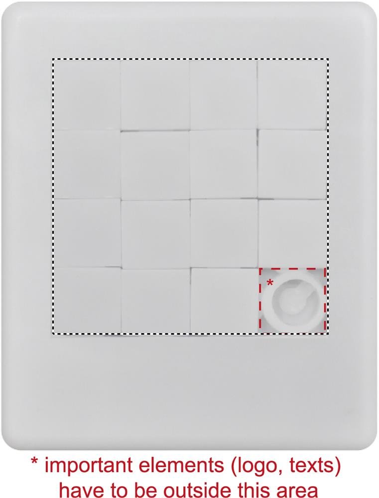 Arrière: 55x55 mm