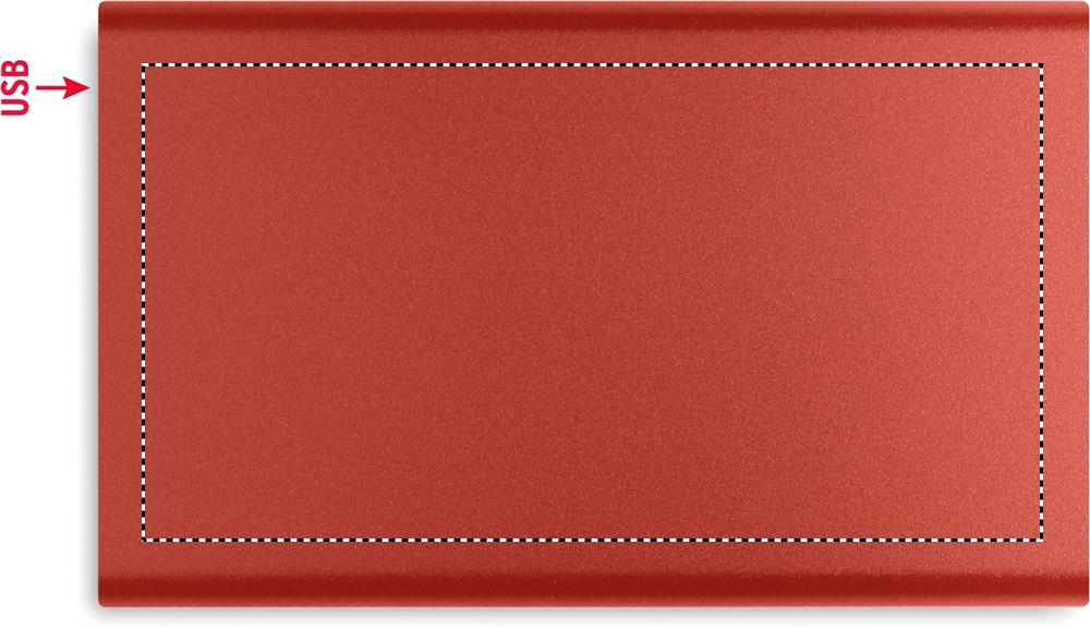 zona inferiore fronte: 100x53 mm