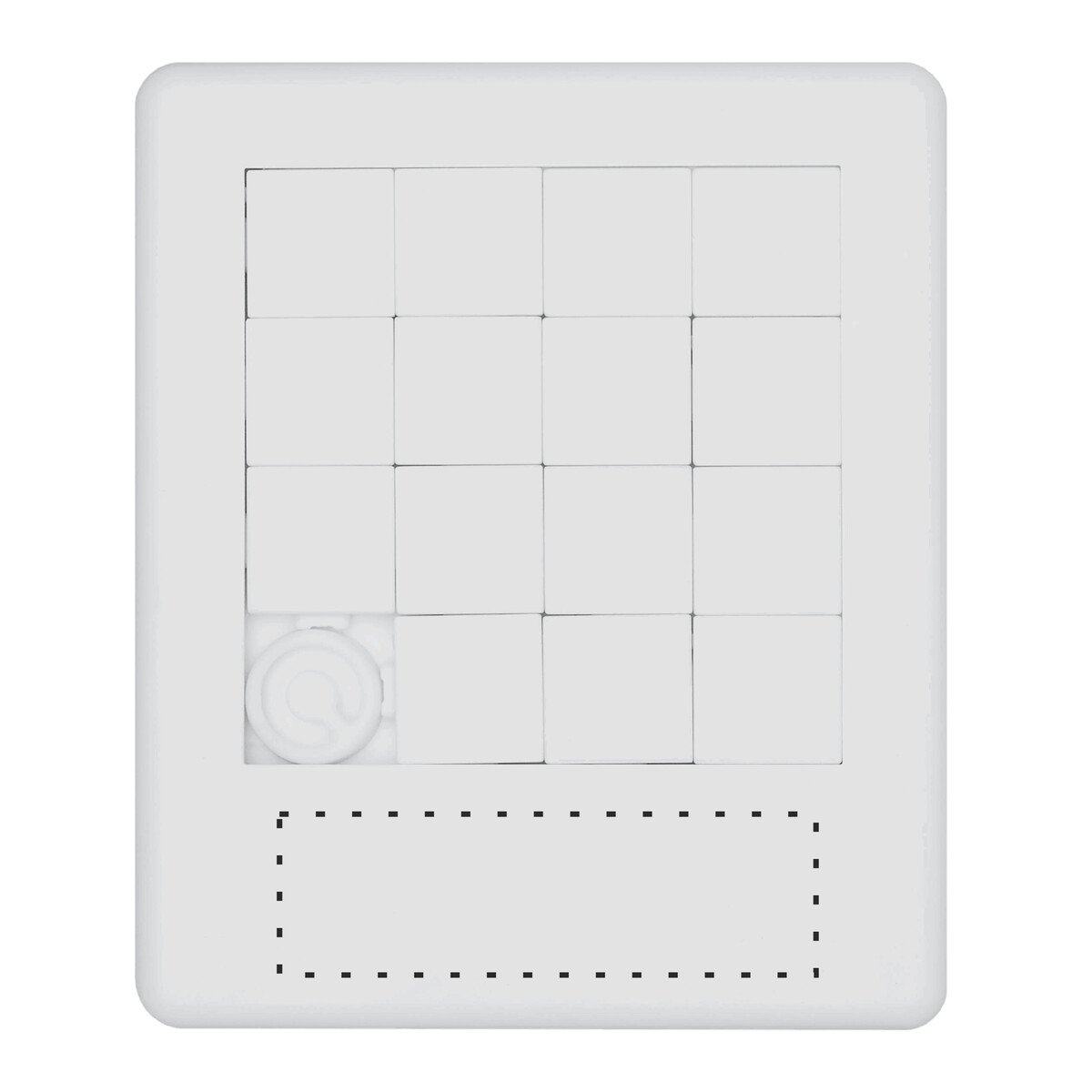 Gauche: 50x15mm (8cm²)