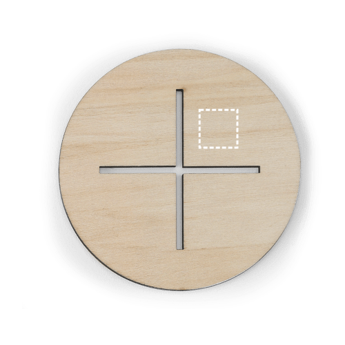 Gauche: 25 x 25 mm