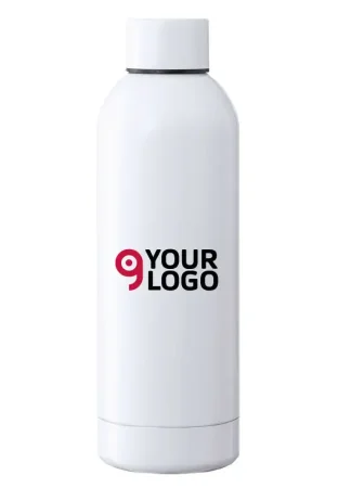 Bouteille isotherme blanche Hodis 500ml en acier inoxydable à double p
